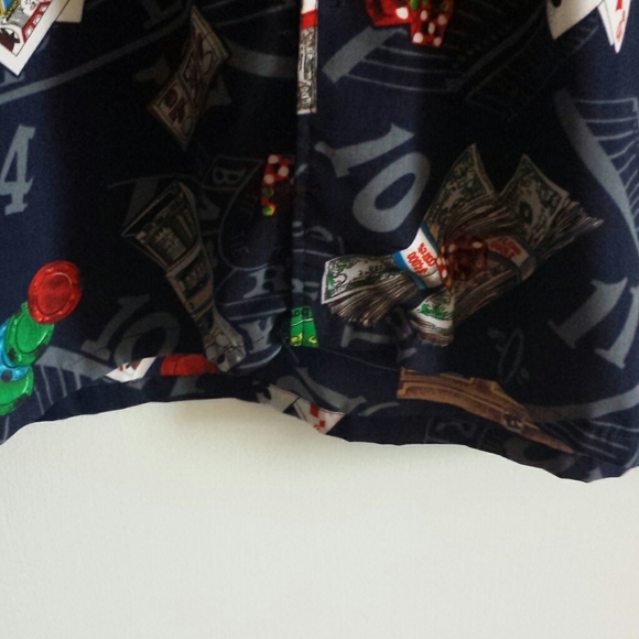 Oscar Misa Vegas Action Bowling Shirt Short Sleeve - Picture 3 of 4